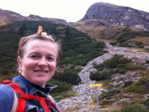 Hiking mit Kindern auf den Blaser